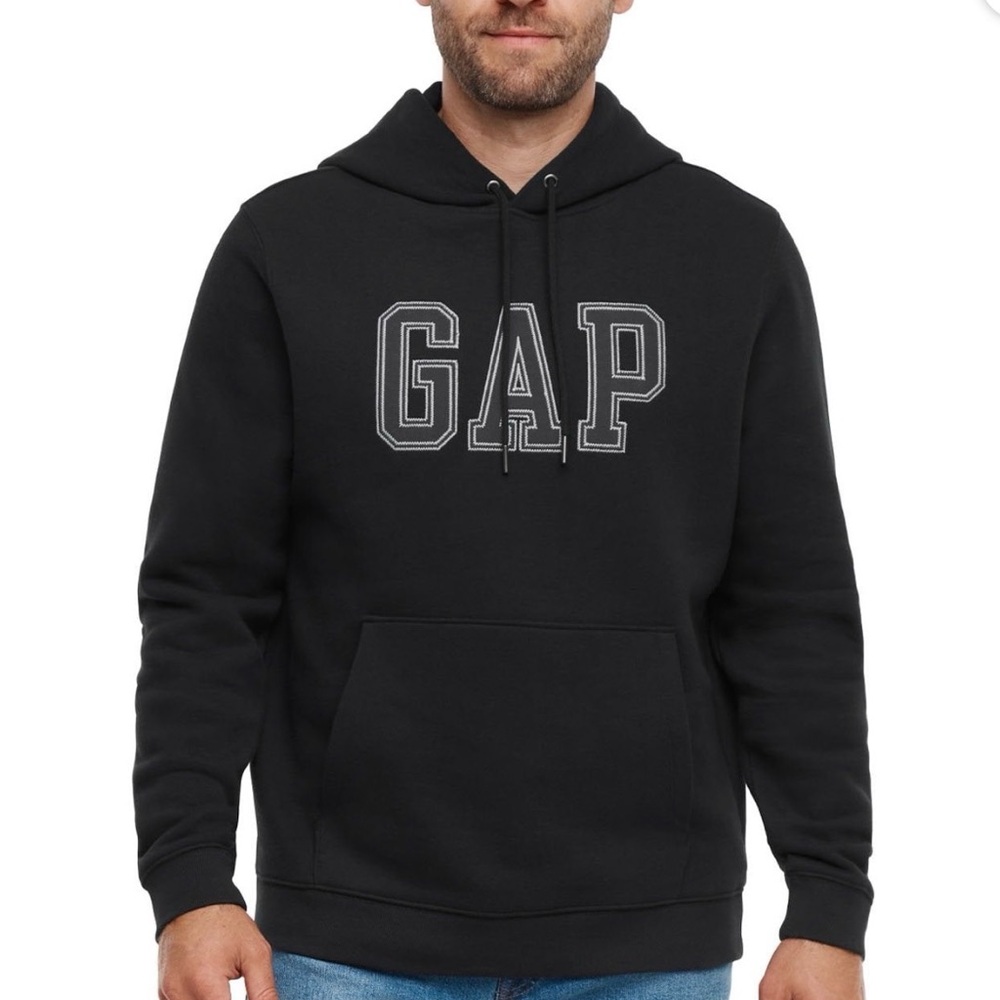 GAP Men's black Hoodie Sweatshirt new unisex